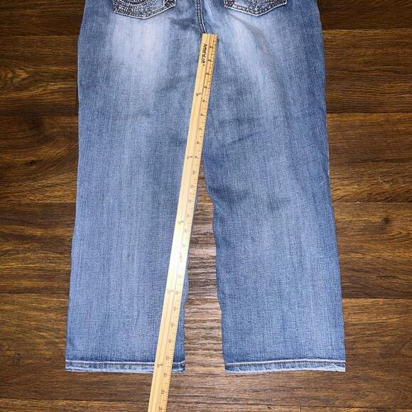 Cache embellished rhinestone jeans - Picture 3 of 7